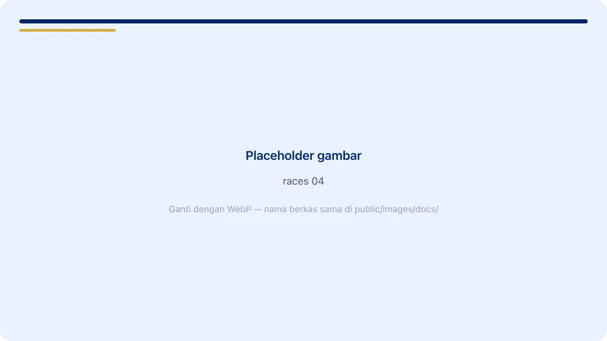 Races — pendaftaran berhasil